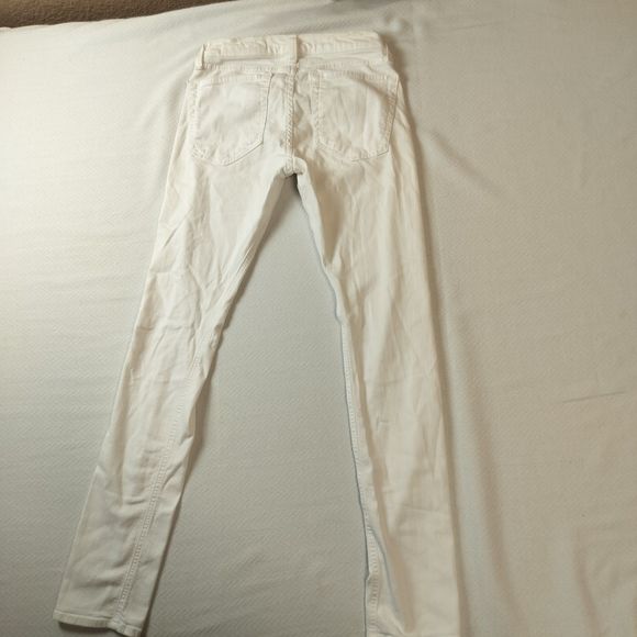 Women's Rag & Bone - Dre in Aged Bright White. Size 24. Japanese Selvedge Denim - Picture 9 of 10